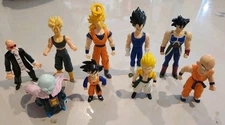 set of 9 dragon ball z action figures 