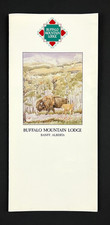 1990s Banff Park Alberta Canada Buffalo Mountain Lodge Vintage Travel Brochure