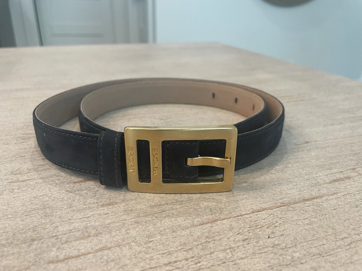 NWT DOLCE&GABBANA Black Daisy Crystal Gunmetal Suede Dauphine Belt M Dolce & Gabbana Black Belt at ICETIME LUXE: Shop Now 2025 main image 3