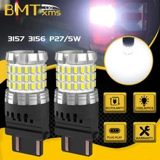 2X 3157 3156 White LED Reverse Backup Light Bulbs For Dodge Ram 1500 2500 3500