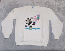 VTG Mickey Mouse 20 Magical Years Walt Disney World Crewneck Sweatshirt Size L