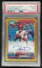 2024 Topps Chrome Rookie Gold Wave #RA-JDA Jayden Daniels RC Auto /50 PSA 9