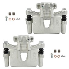 Rear Pair For 2009 - 2013 MITSUBISHI OUTLANDER Brake Calipers w/ Bracket