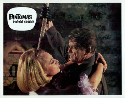 Fantomas bedroht die Welt ORIGINAL Aushangfoto Louis de Funès / Jean Marais