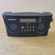 Sangean PR-D5BK AM/FM Portable Radio Digital Tuning & RDS Tested No Power Cord