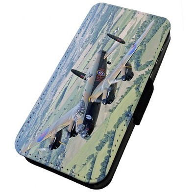 Bedruckte Flip Handyhülle iPhone, Samsung & Huawei Avro Lancaster Countryside
