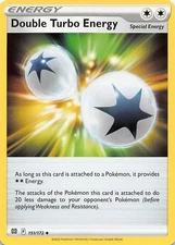 DOUBLE TURBO ENERGY  - RARE - BRILLIANT STARS - POKEMON CARD TCG - 151/172