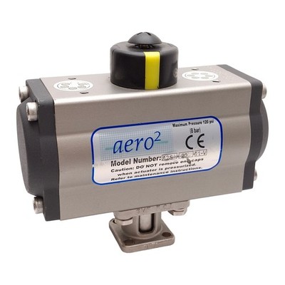 SVF A2S-20-11-V Aero² Pneumatic Spring Return Actuator, 90°, 120PSI, 1/4in NPT