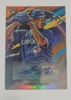 2020 Topps Fire - Fire Autographs Shun Yamaguchi #FA-SY Orange /99 (AU, RC)