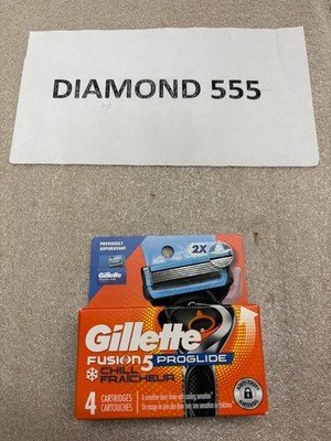 Gillette Fusion5 Proglide Chill Cartridge Blades - 4 Pack | 6154