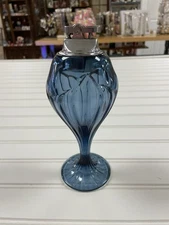 Vintage Blue Glass Table Lighter