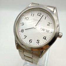 Orologio da polso SEIKO 5H23 5040 Chronos argento data giorno orologio vintage