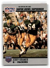 1990-91 Pro Set Super Bowl XXV Silver Anniversary Commemorative #64 Jerry Kramer