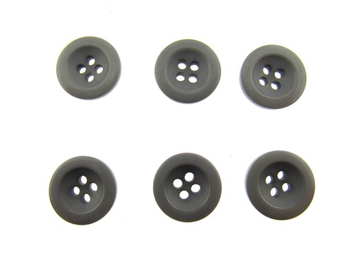 Round Trouser Buttons with Four Holes 18mm (11/16") - 7 Colours Available P102 - Picture 24 of 26