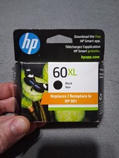 HP 60XL Black Printer Ink Cartridge OEM Genuine Exp Jun 2026