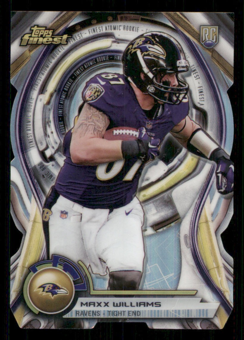 Maxx Williams Finest Atomic Rookie Die-Cut #MW Base