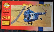 Kliklak System Mil Mi-2 Policie helicopter by Směr | No. 0991 | 1:48 Model Kit