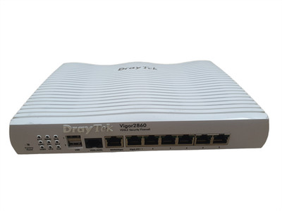 DrayTek Vigor 2860 VDSL2/ADSL2+ Router Firewall mit Netzteil