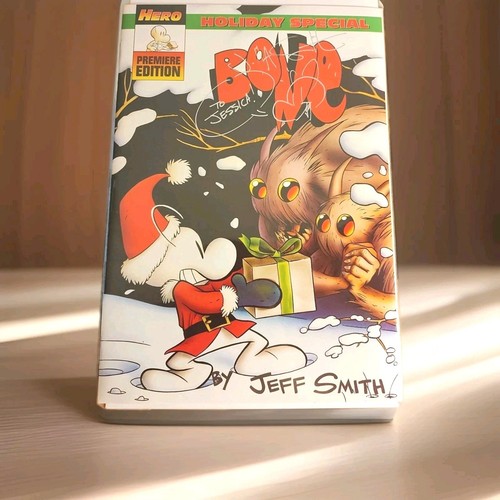 Bone Holiday Premier Signed Jeff Smith ReMark Autograph Comic Book - Picture 7 of 7