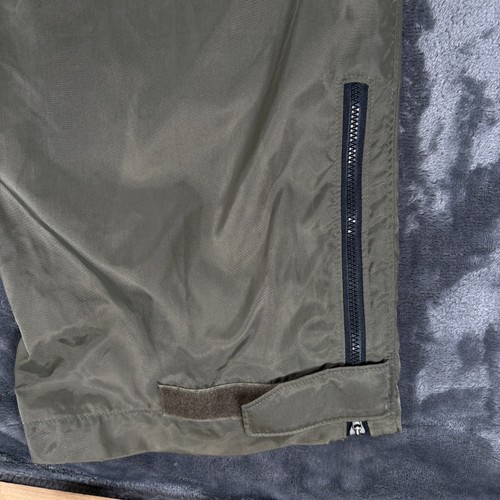 Vintage Nike ACG Windbreaker Pants Men L Olive Green Nylon Zip Ankle Outdoor - Picture 14 of 17