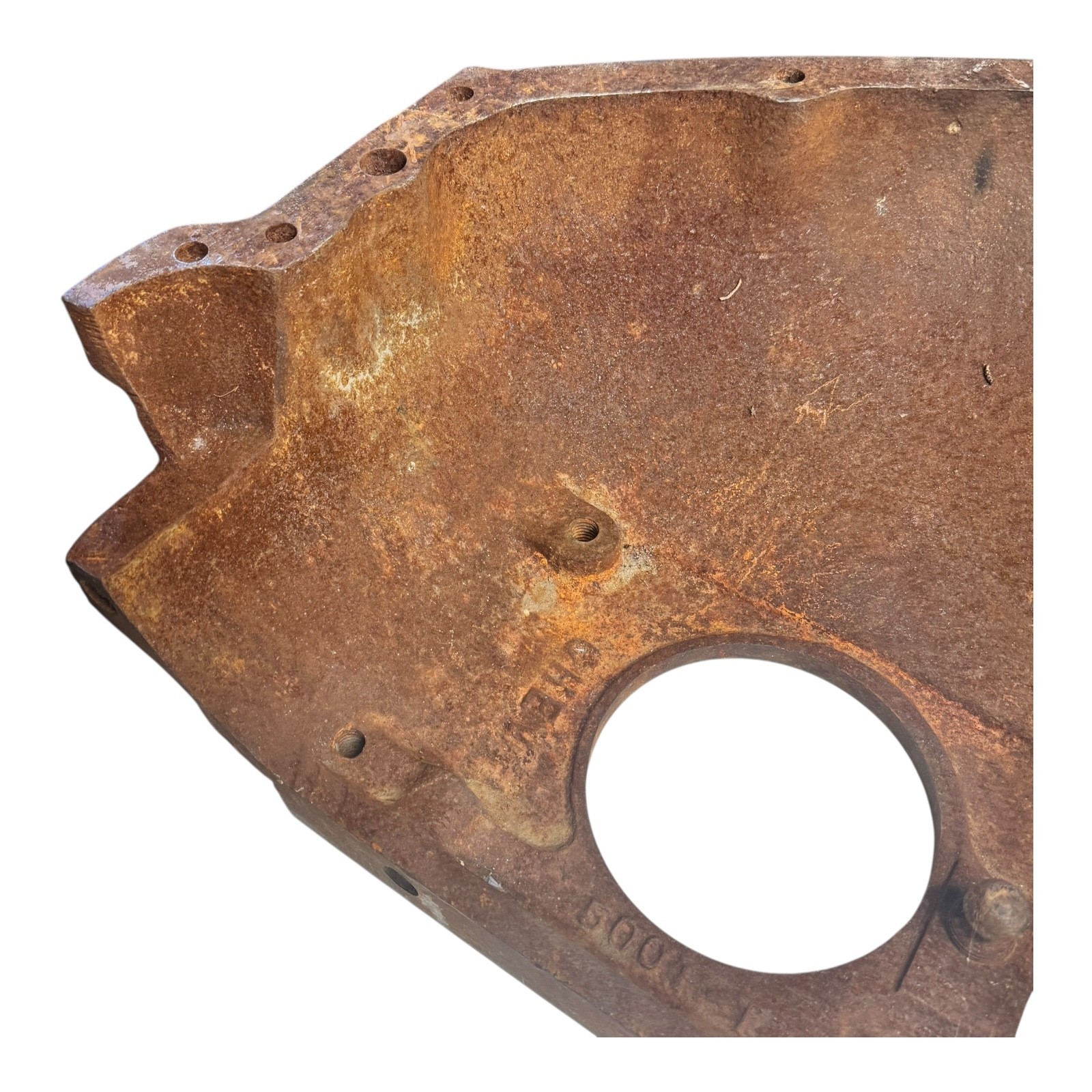 Vintage Ansen NHRA Approved Chevy Blowproof Safety Bellhousing Scatter Shield