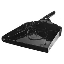 Weiler 71079 Dust Pan, Extra wide/HD/20 gauge steel/Blk enamel finish/16"Wx15"D