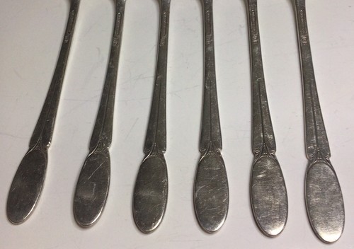 1847 Rogers Bros International Silver Sylvia 6 horquillas S monograma plateado - Imagen 11 de 24