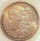 1901 O Morgan beautiful w/lots of luster VAM-1A free shipping Sigma tested ++