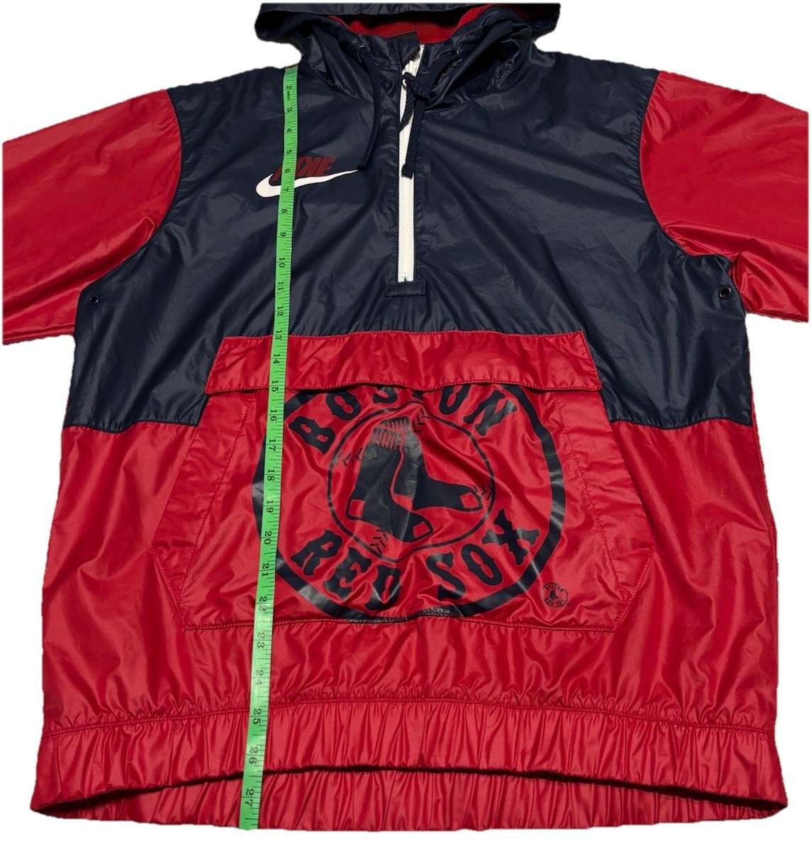 Nike MLB Boston Red Sox Windbreaker Pullover Jacket Quarter Zip