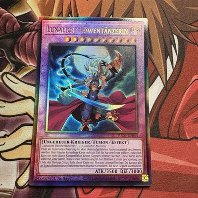 Yugioh! Lunalicht Löwentänzerin Ultimate Rare - RA04-DE053 1. Auflage - Deutsch