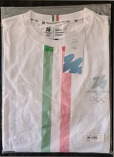 Maglietta Giochi olimpici Milano Cortina 2026 T-Shirt Italia Color White Size L