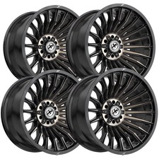 Set Of 4 Xf Off-road Xf-231 22x10 6x1356x5.5 -18mm Blackbronze Wheels Rims Set Of 4 Xf Off-road Xf-231 22x10 6x1356x5.5 -18mm Blackbronze Wheels Rims