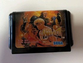 Sega Mega Drive Bare Knuckle 3 III + Reg + Ad + Skill Poster boxed Japan MD game