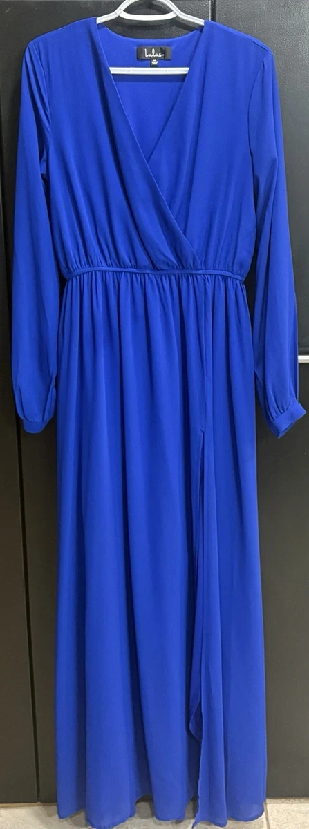 Chiffon Long Sleeve Maxi Dresses for Women for sale | eBay