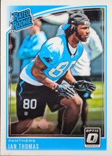 2018 Donruss Optic #190 Ian Thomas Carolina Panthers RC RR