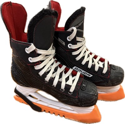 Bauer Junior Light Speed Pro II Hockey Schlittschuhe mit Blade Protektoren