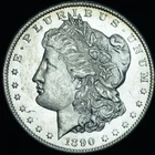 1890-O $1 Morgan Silver Dollar BU - 26155