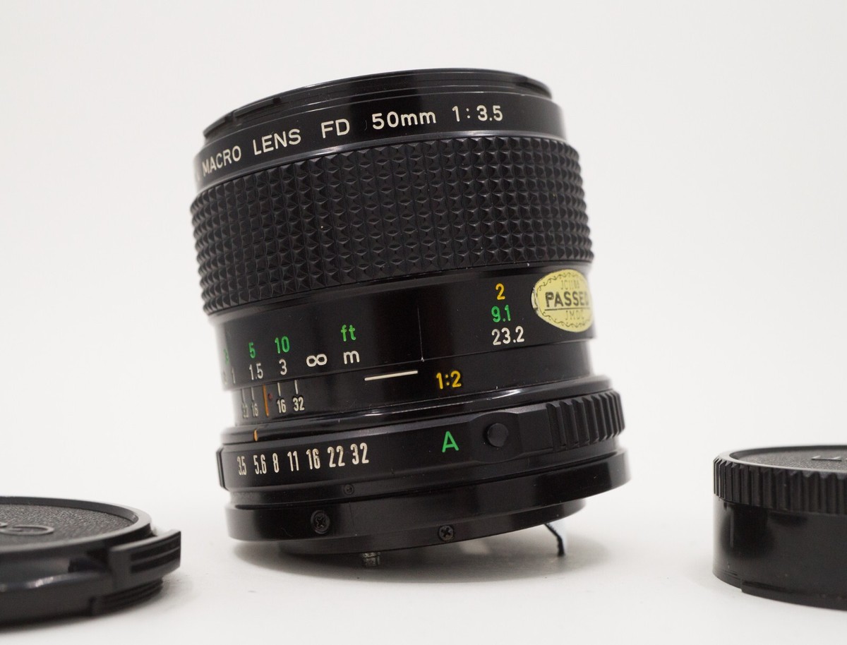 Canon FD 50MM F3.5 Macro Manuel Lens | eBay