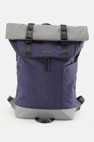 Himawari Contrast Waterproof Canvas Backpack Bag - 第 4/15 張圖片