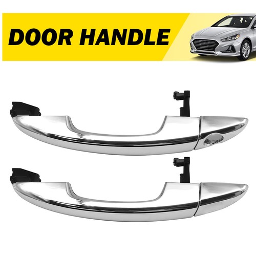 Exterior Door Handles Front Rear Left Right Side Hand for Hyundai Sonata 15-19 H - Picture 52 of 100