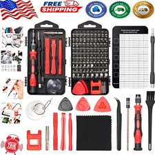 124-Piece Precision Screwdriver Set with 101 Bits - Ultimate Electronics Toolkit