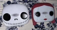 Funko Masks Jack Skellington & Sally The Nightmare Before Christmas Bundle Of 2