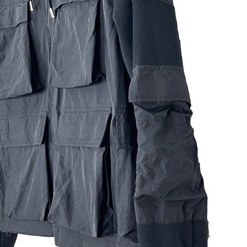 John Elliott Jacke Herren Nylon Paneliert Allzweck Schwarz Größe Small - Bild 5 von 12