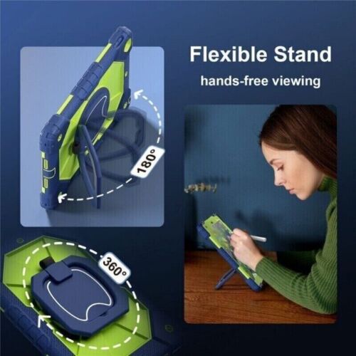For iPad 9th 7th 8th Gen 10.2" Case Rugged Shockproof Heavy Duty Stand Cover Kid - Picture 50 of 132