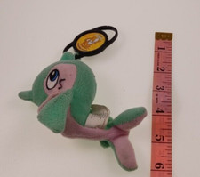 Neopet McDonalds Toy 2005 Flotsam Green with Clip No Paper Tag