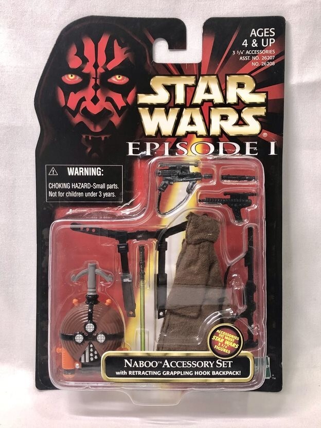 スター・ウォーズ エピソード1 ナブーアクセサリーセット 4点 スター・ウォーズ エピソード1 ナブーアクセサリーセット 4点