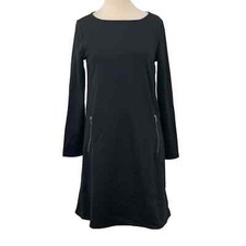 NWT Gap Long Sleeve Pullover Knit Sheath Dress Faux Zippered Pockets Size 6