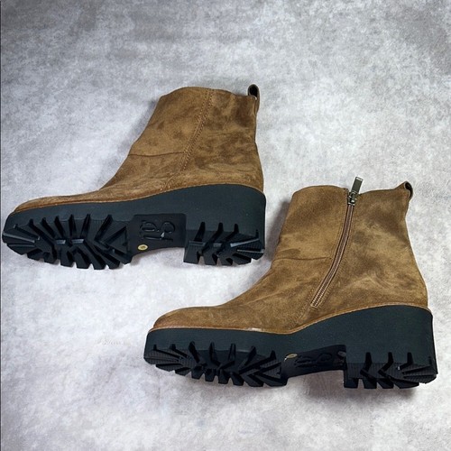 Neu ohne Etikett Paul Green Damen-Stiefelette Größe UK 5 1/2 = US 8 braun Veloursleder italienisch - Bild 10 von 16