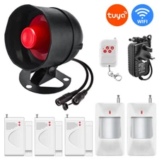 KERUI Wireless Alarm System WiFi Tuya APP Smart Home Office Security Alert Siren
