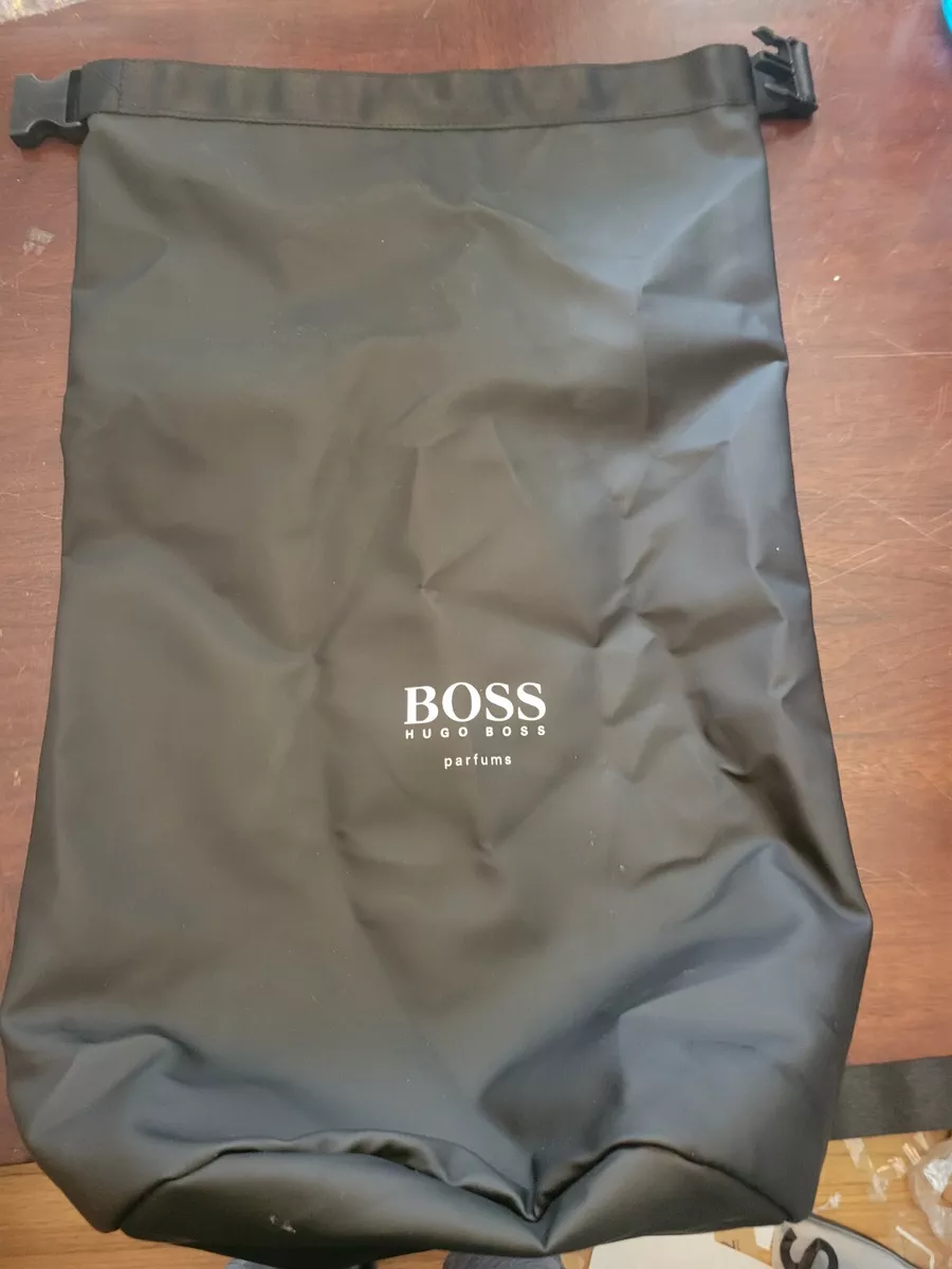Hugo Boss Perfume Duffle Weekender Bag Travel Navy Blue